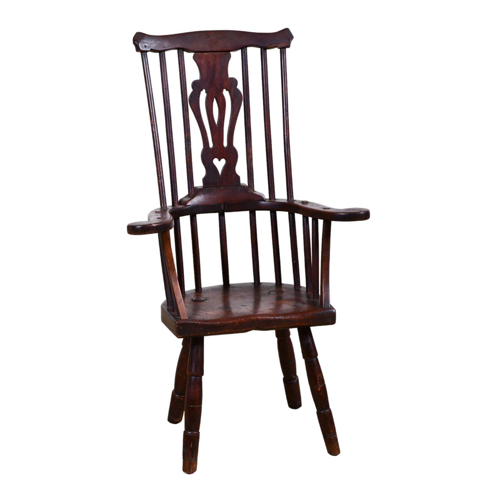 English elmwood combback youth Windsor chair (1 of 5)