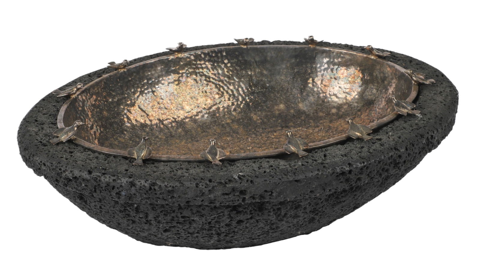 Emilia Castillo Bird Trimmed Center Bowl (1 of 5)