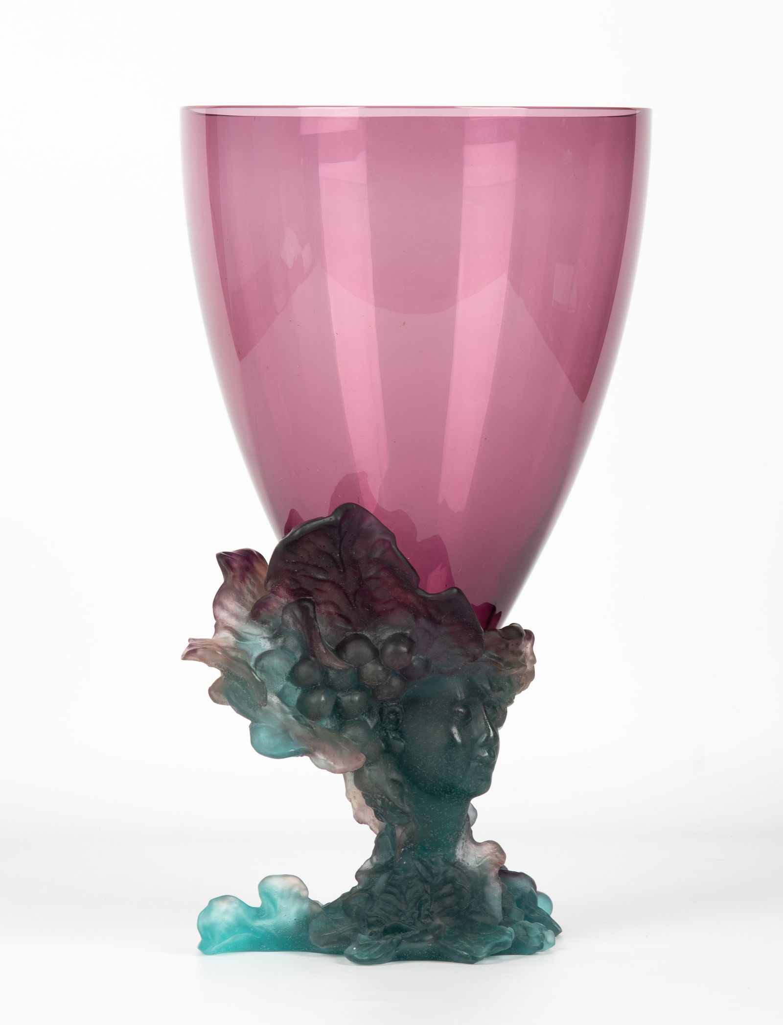 Daum France Bacchus Amethyst Vase (1 of 3)