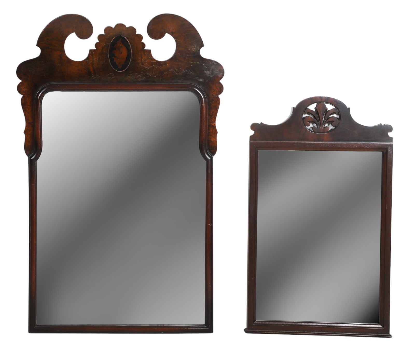 (2) Mahogany Wall Mirrors, QA, 39 1/2" h; 29 1/2" (1 of 5)