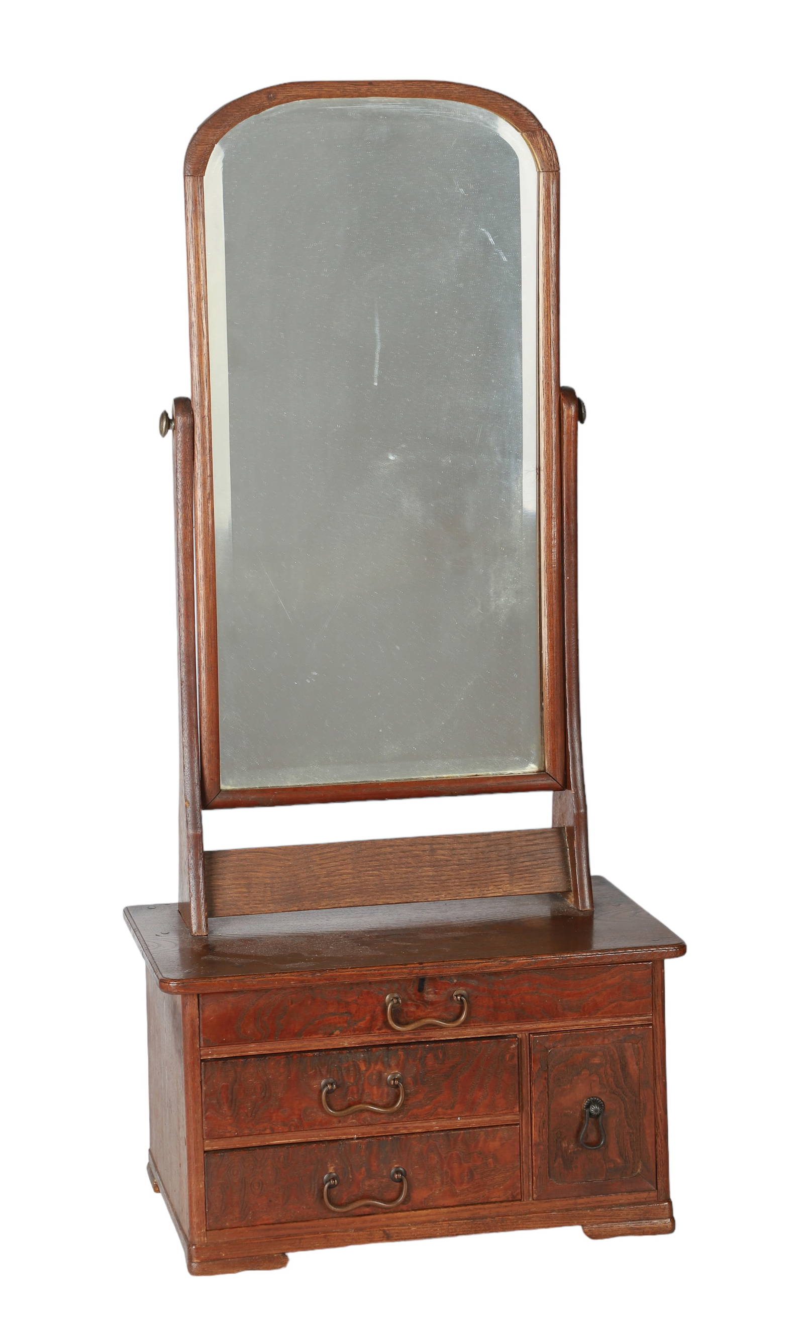 Elmwood Dresser Top Shaving Mirror Auction