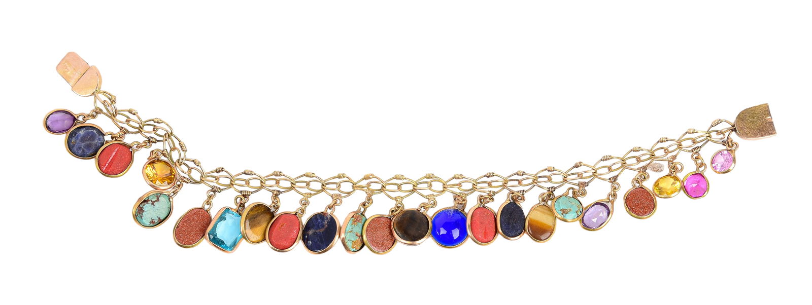 1970's Egyptian 14 karat gold specimen bracelet (1 of 1)