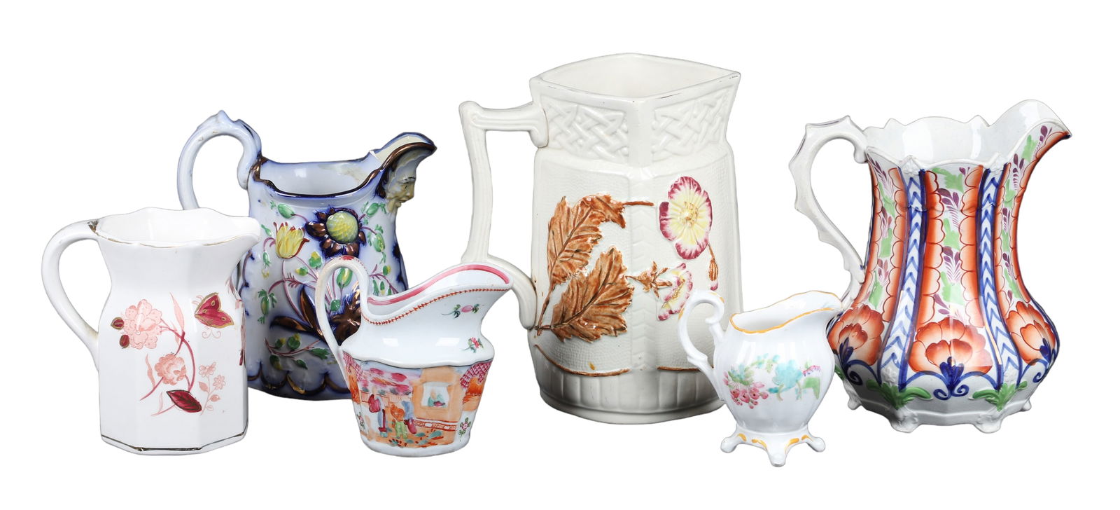 (6) Porcelain Pitchers (1 of 1)