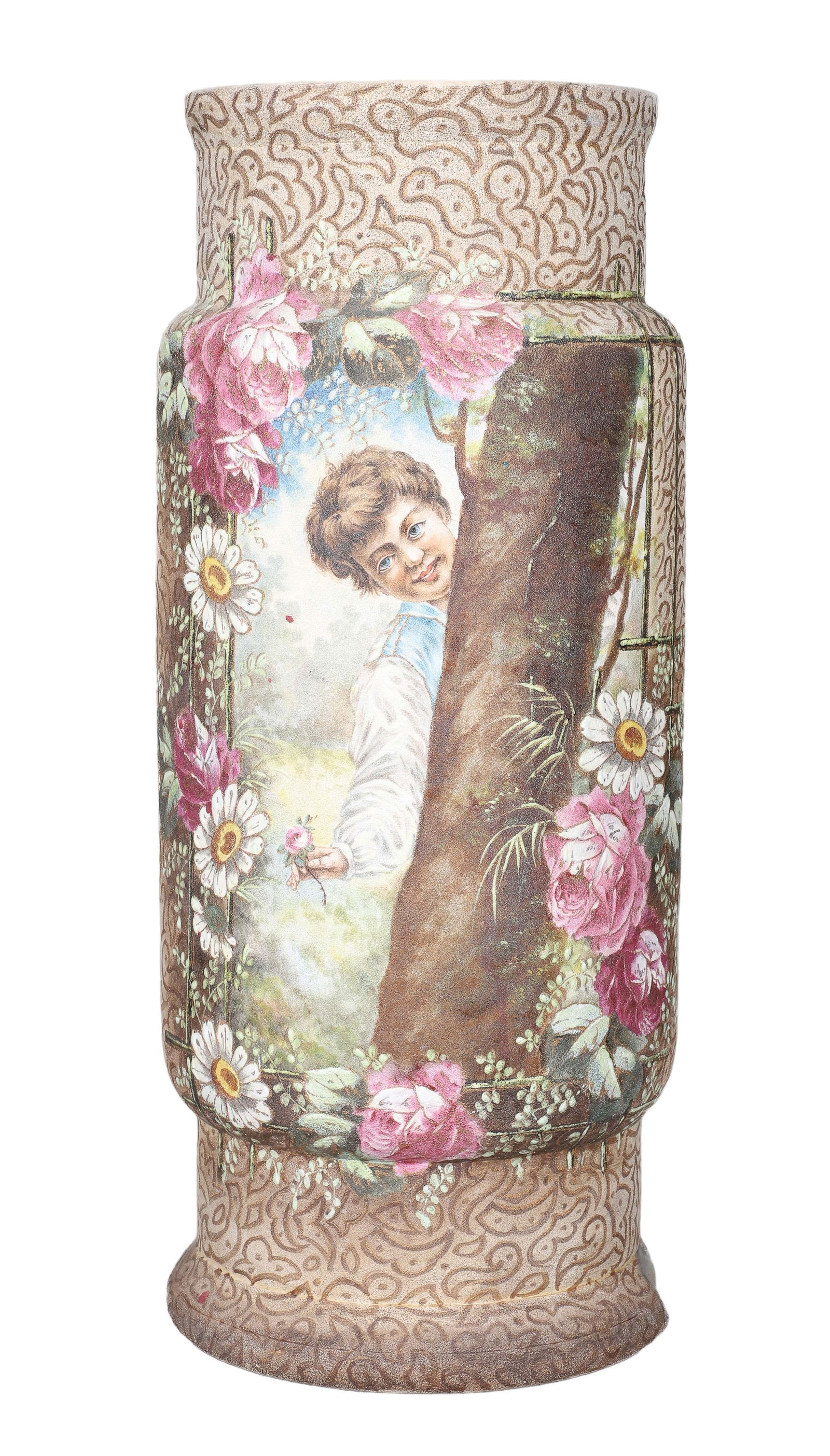 Royal Bonn Pottery umbrella/Cane jar stand (1 of 9)