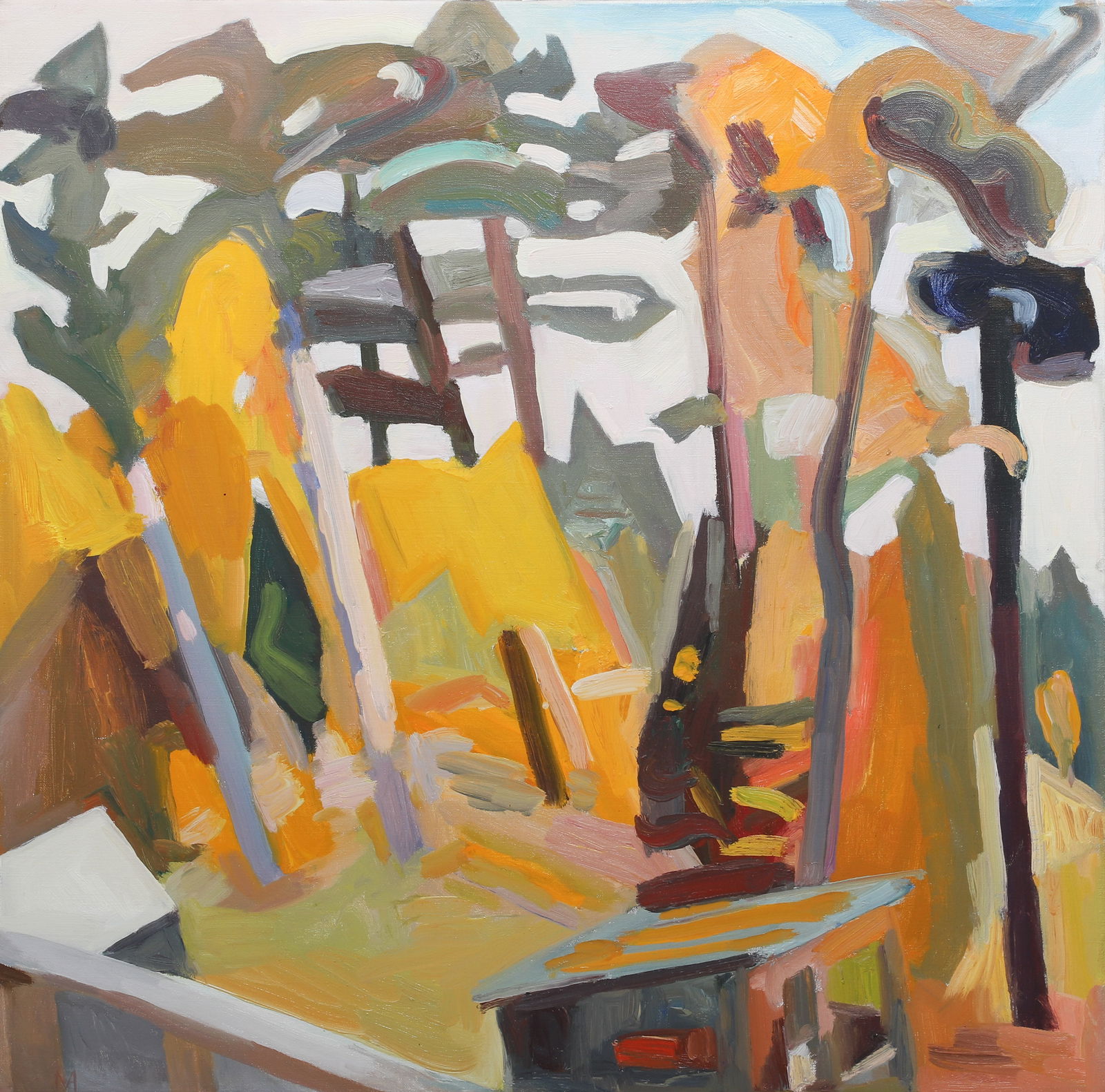 Martha Armstrong Fall Landscape Painting (1 of 5)