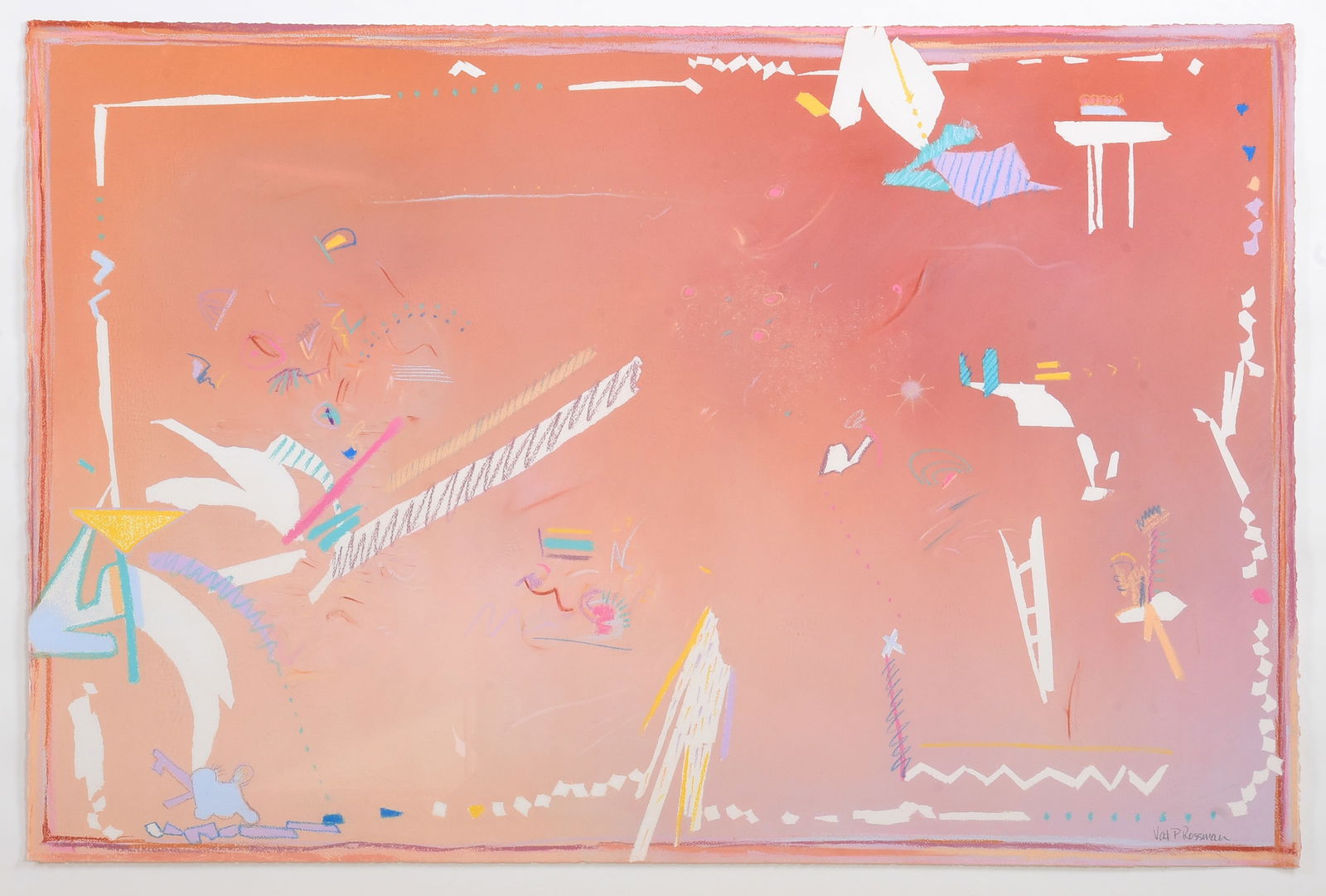 Val Rossman Abstract "Mind Tracings" (1 of 4)