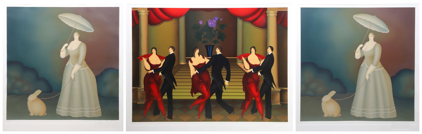 Igor Galanin (3) Serigraphs of Figures (1 of 13)