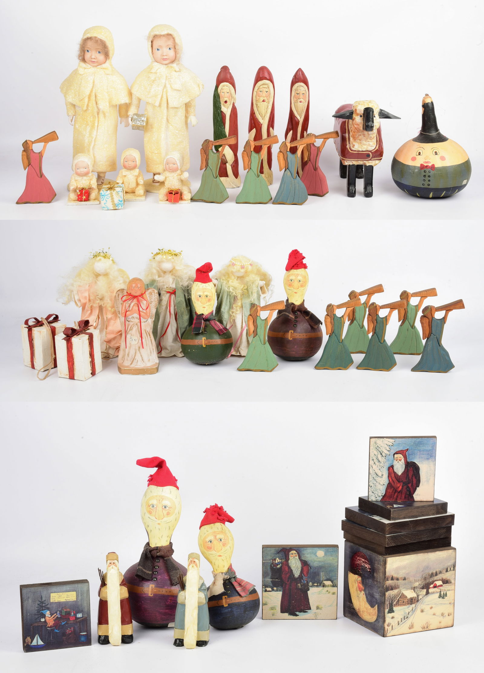 Antique Style Christmas Decorator Group (1 of 4)