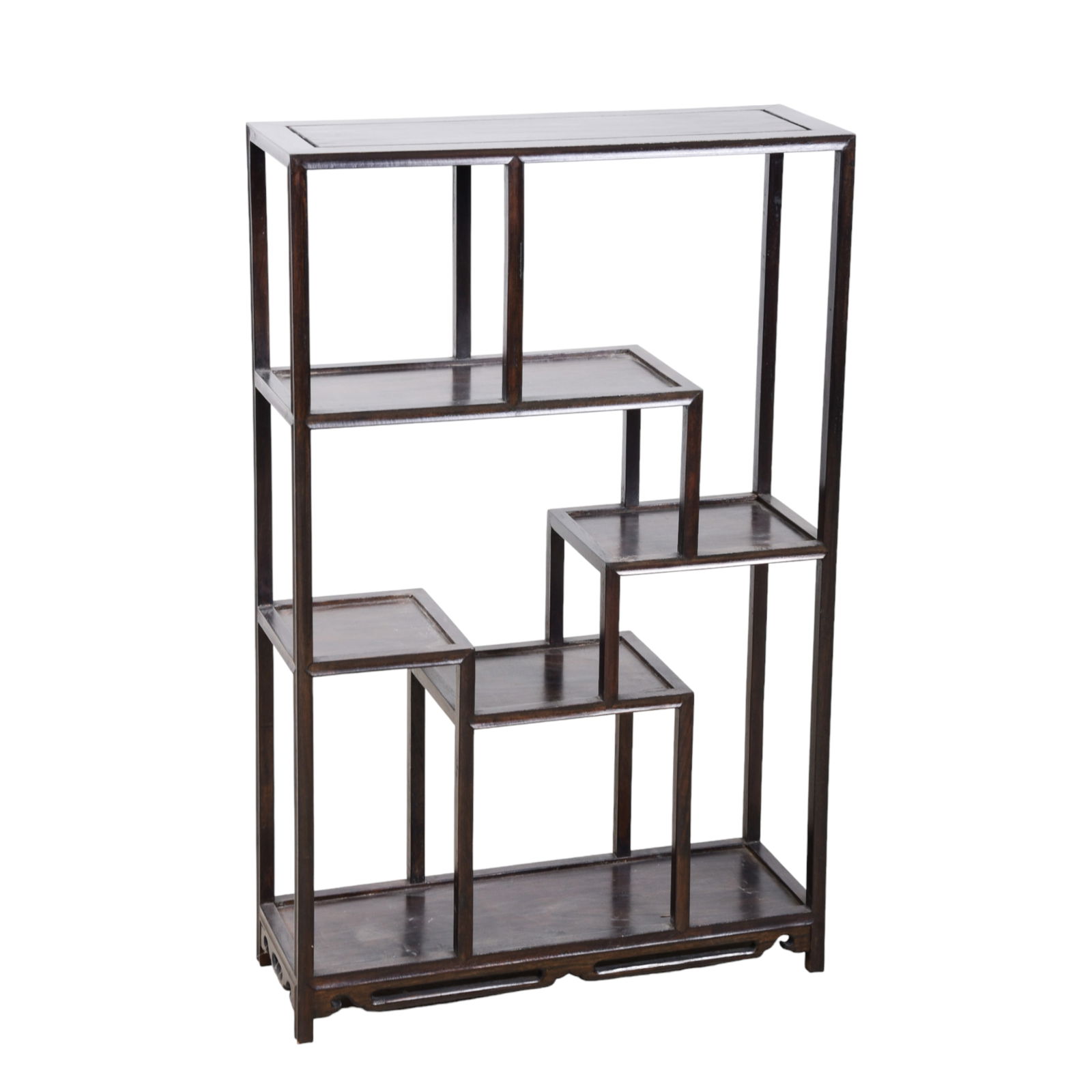 Chinese elmwood display shelf (1 of 2)