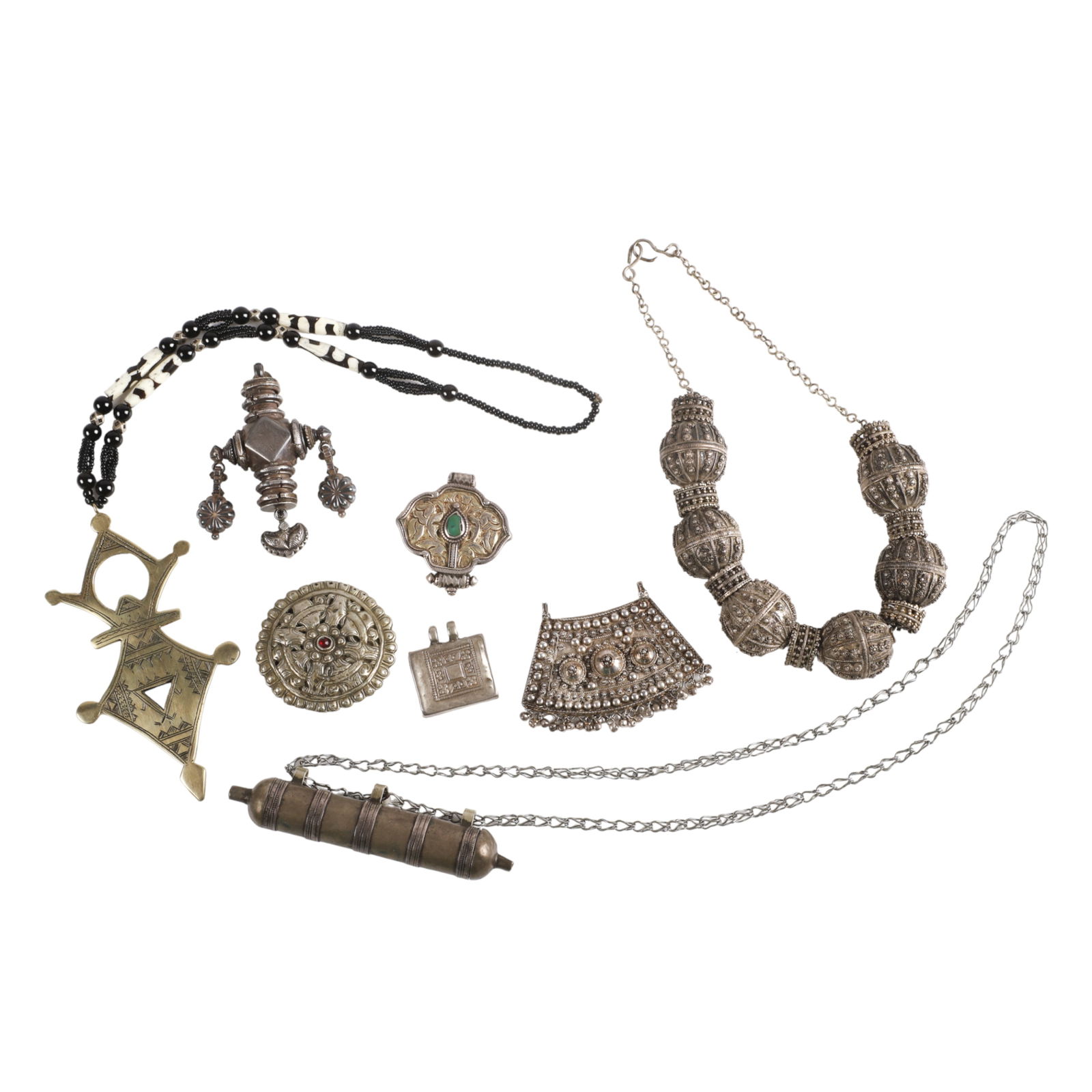 Ethnic Silver Jewelry Group (1 of 4)