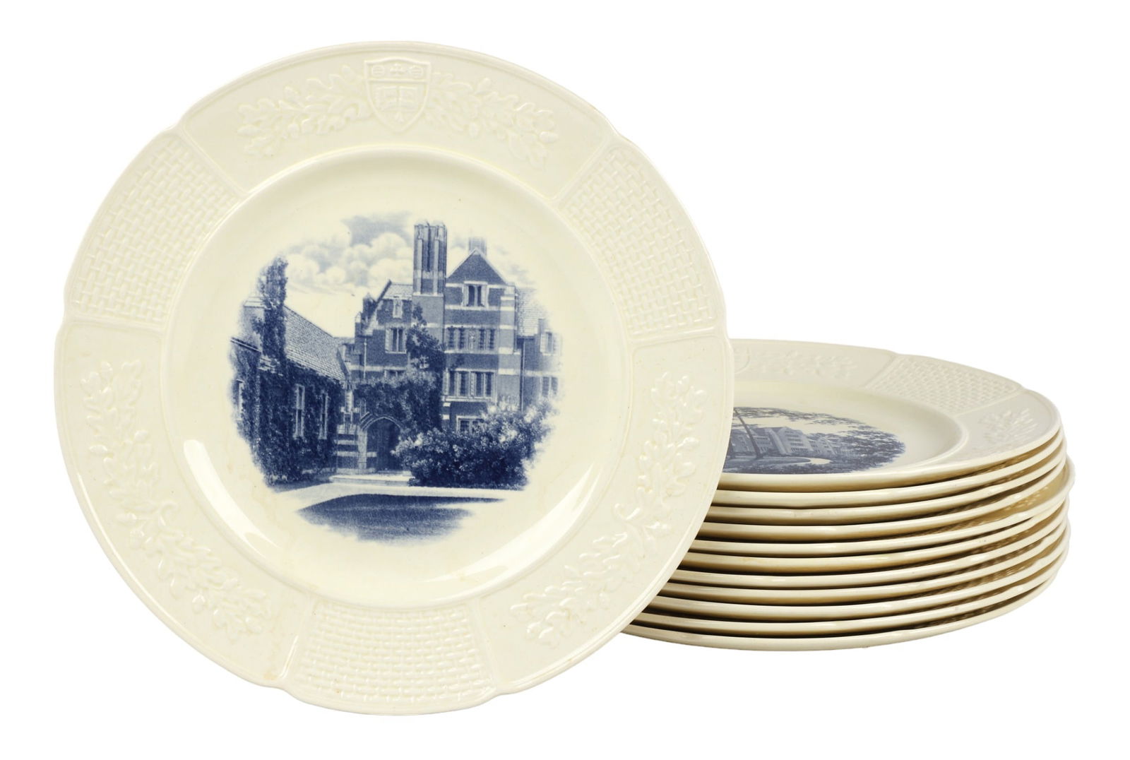 (12) Wedgwood Wellesley College Plates (1 of 6)