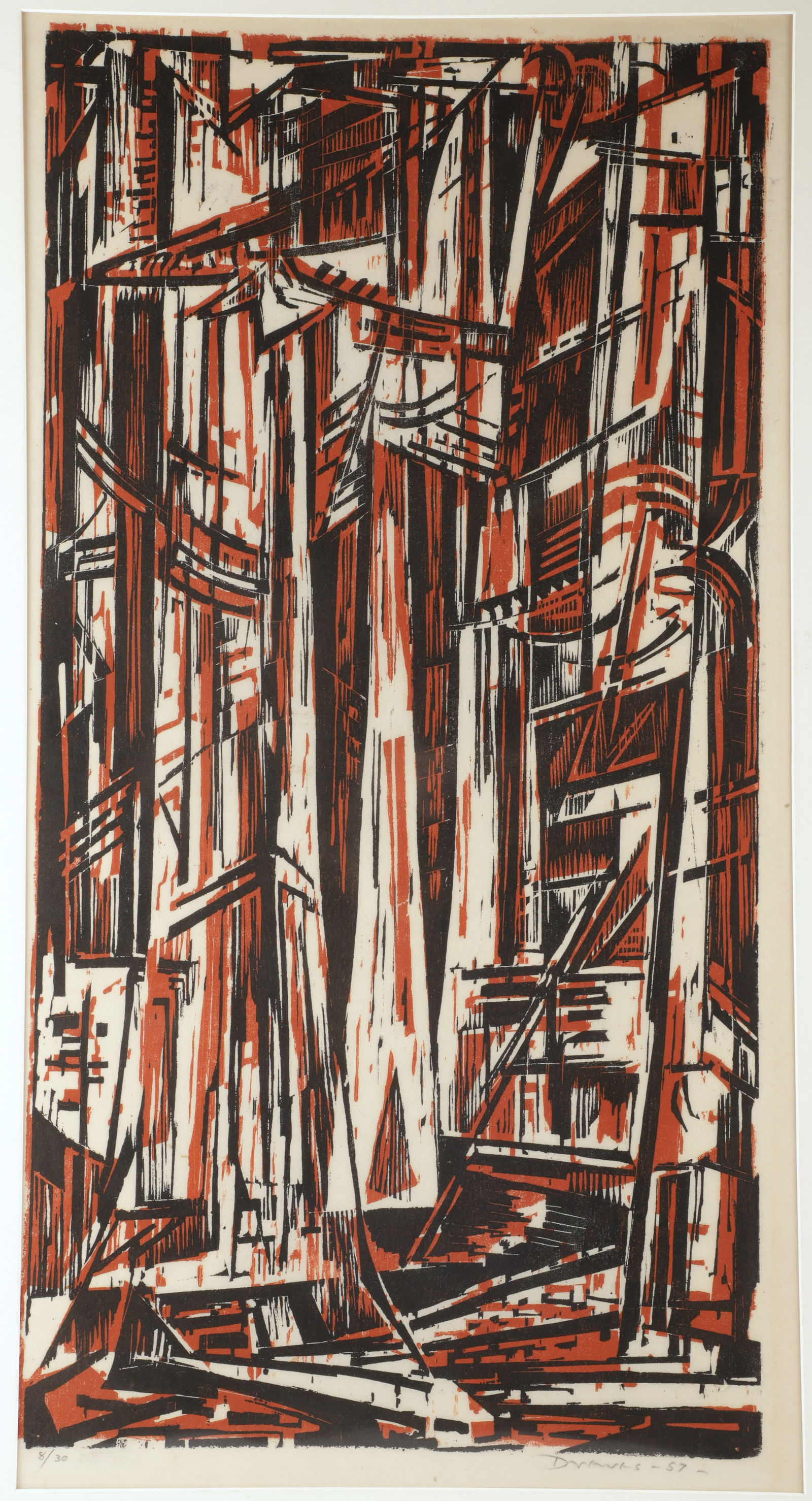Werner Drewes "Cathedral of the Redwoods" (1 of 4)