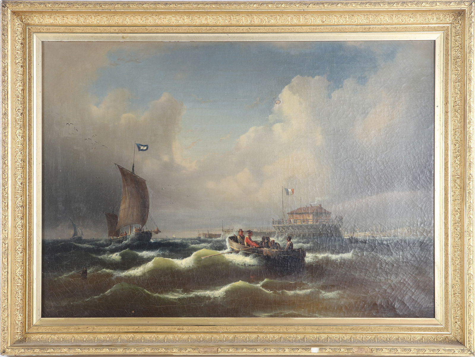 Eduard Schmidt Marine Painting (1 of 5)
