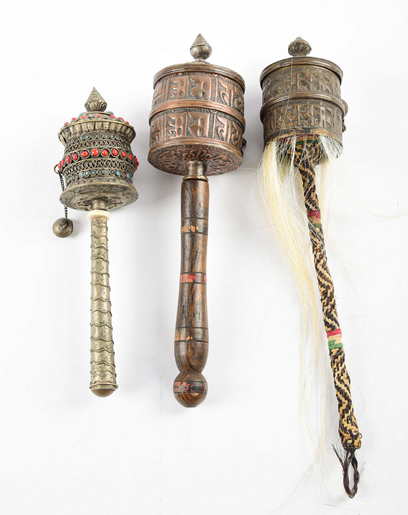 (3) Tibetan Prayer Wheels (1 of 2)