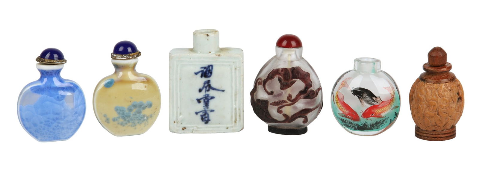 (6) Chinese Snuff Bottles (1 of 4)