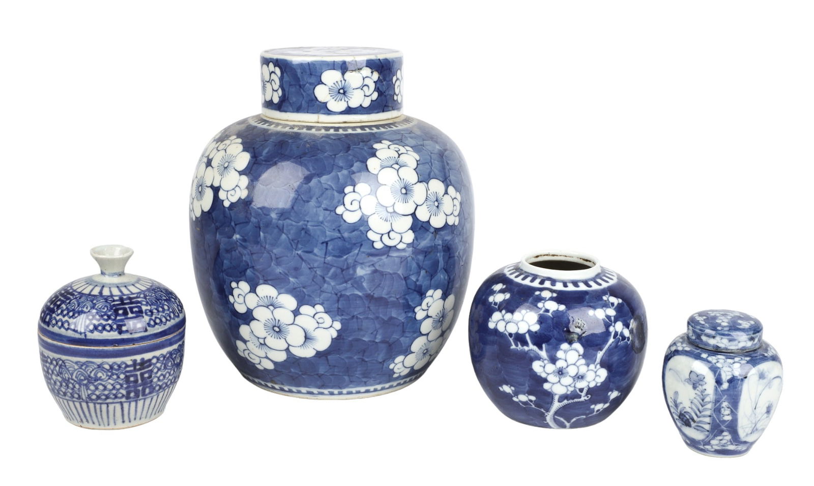 (4) Pcs Chinese Blue & White Porcelain (1 of 16)