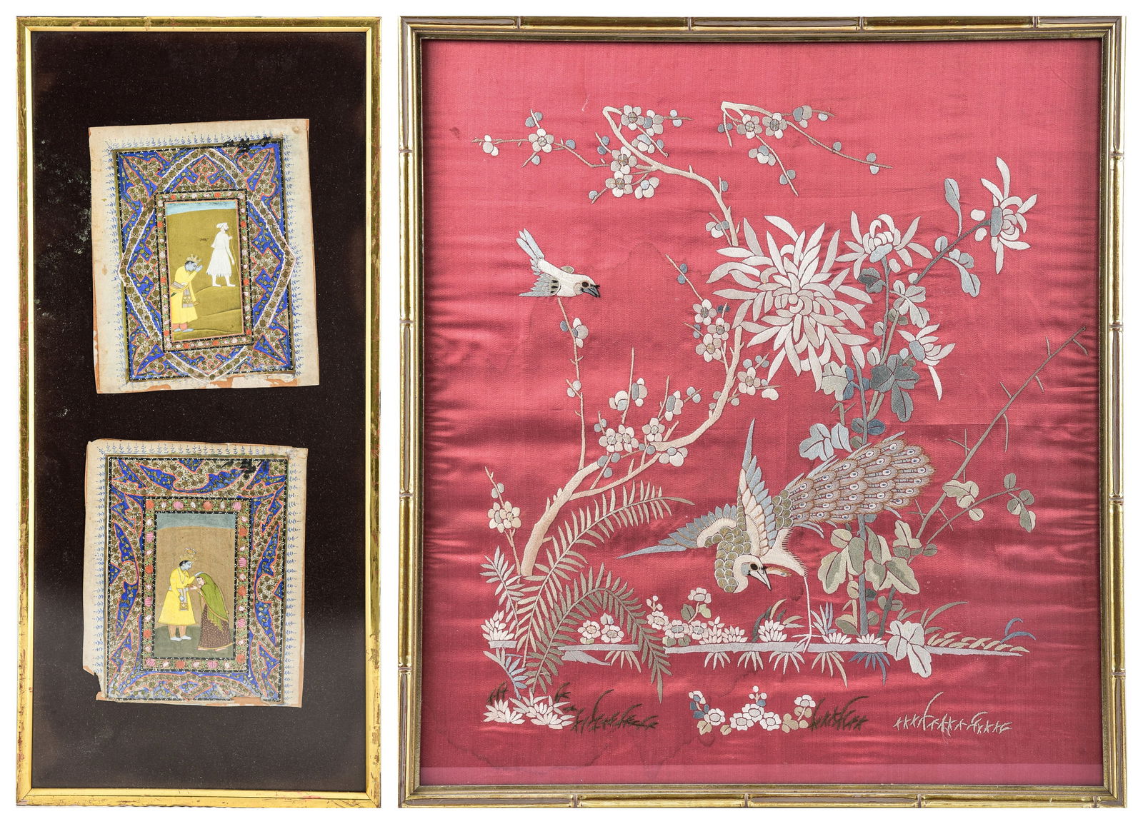 Indo-Persian Painting and Embroidery (1 of 3)