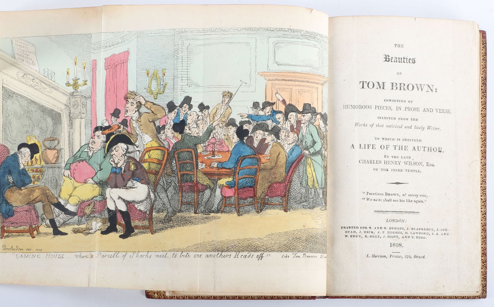 Beauties of Tom Brown (1808), illus. Rowlandson (1 of 2)