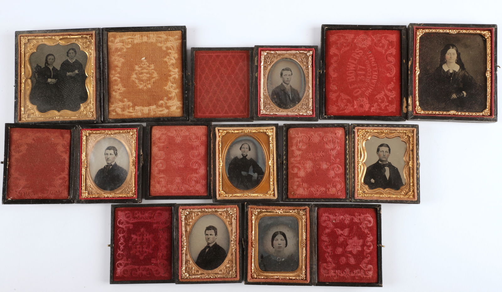 (8) Cased Tintypes and Ambrotypes (1 of 3)