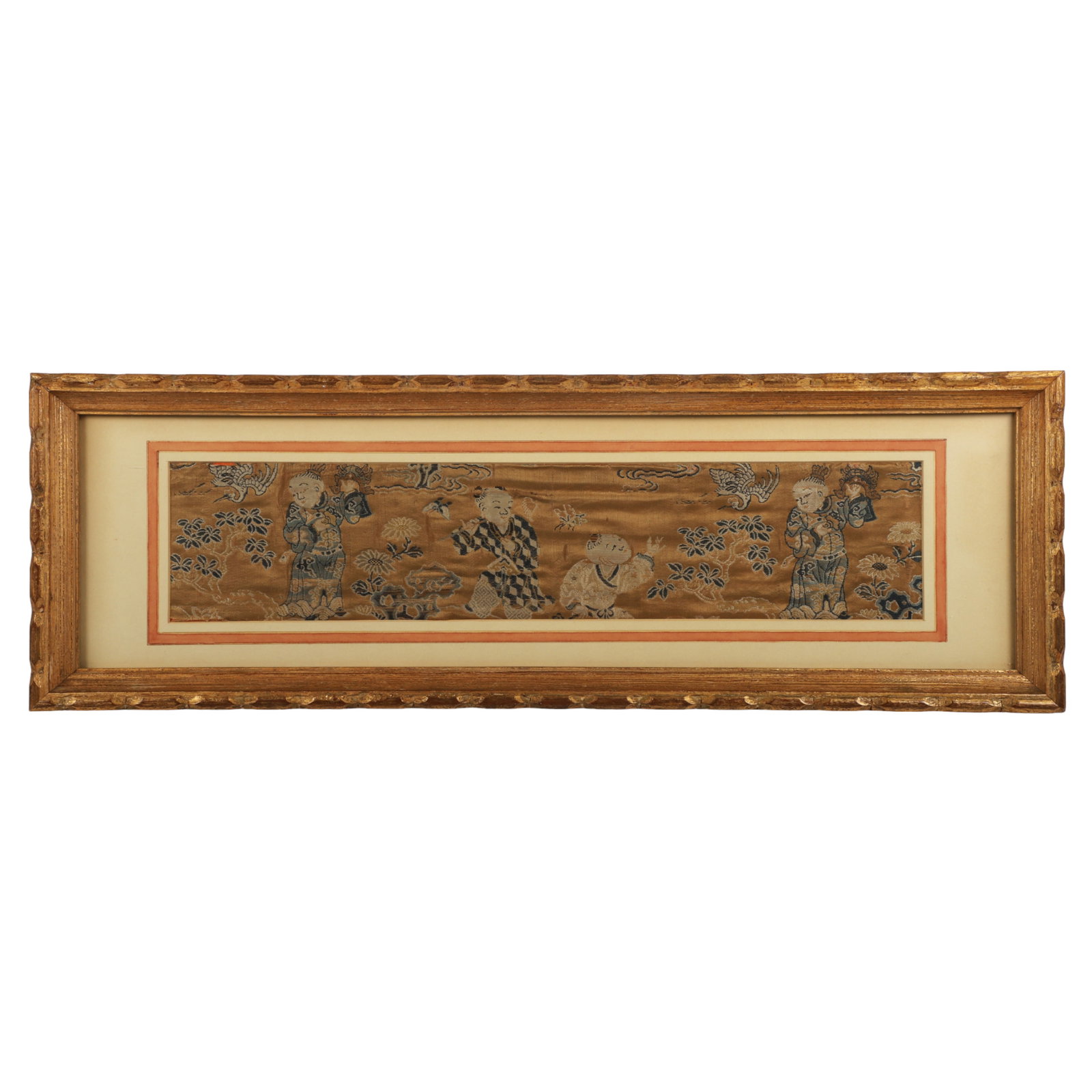 Chinese Framed Tapestry Piece (1 of 4)