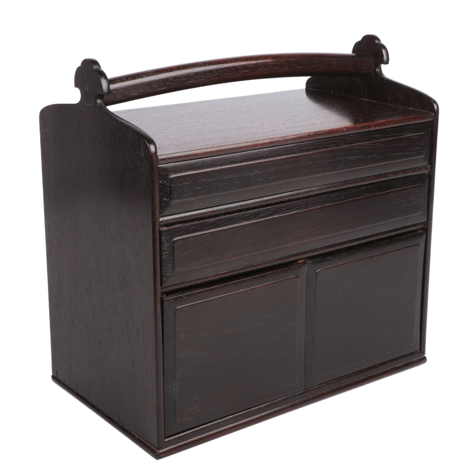 Chinese Red Sandalwood Box with Handle (1 of 5)