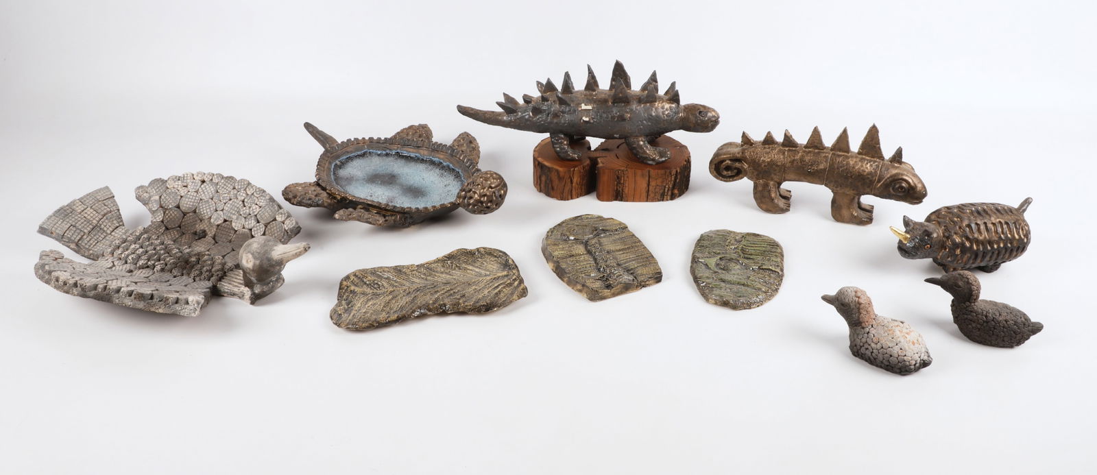 (10) Ron LeMahieu Pottery Figures (1 of 9)