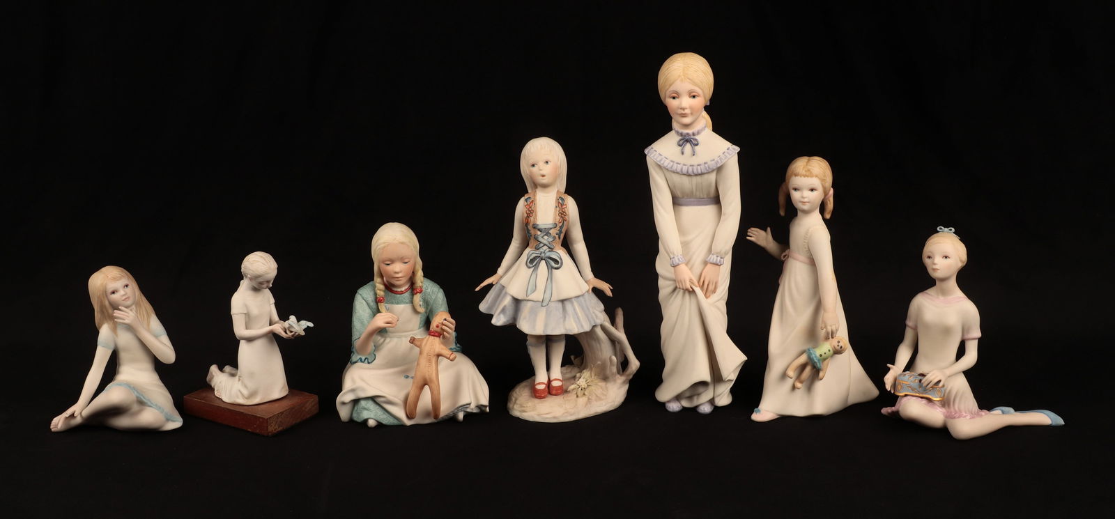 (7) Cybis Porcelain Girl Figures (1 of 9)