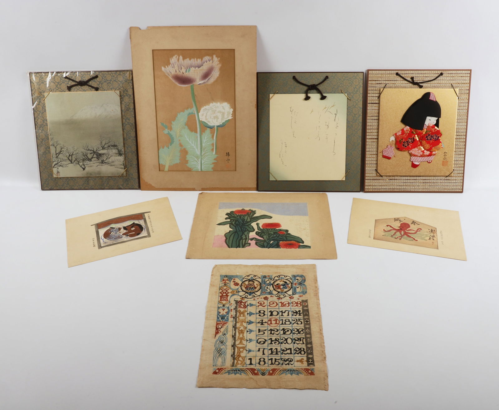 (8) Pcs Asian Art (1 of 9)