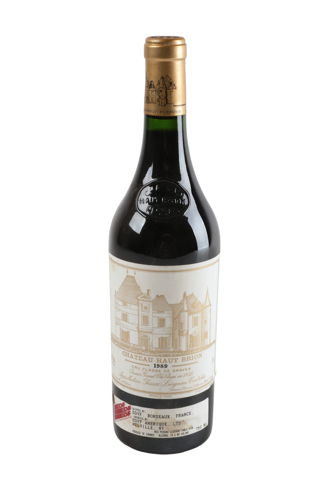1989 Chateau Haut-Brion, Pessac-Leognan, France: 1989 Chateau Haut-Brion, Pessac-Leognan, France, RP 100, 750 ml The wine offered in this sale is the single owner collection of the since passed avid wine collector and lover, Ray Emplit. The Emplit c