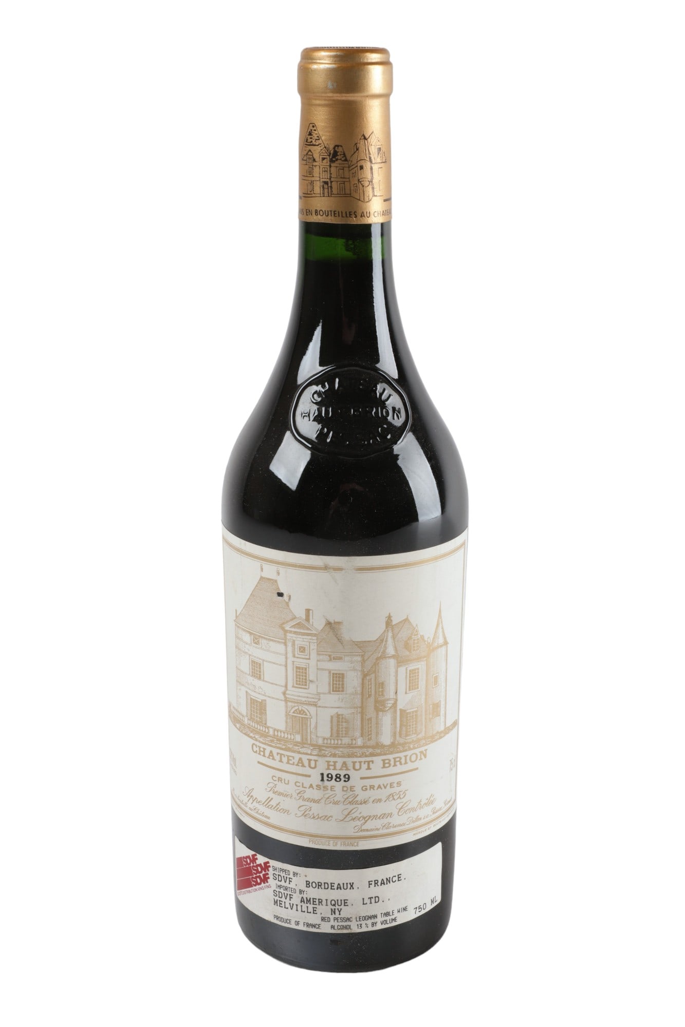 1989 Chateau Haut-Brion, Pessac-Leognan, France: 1989 Chateau Haut-Brion, Pessac-Leognan, France, RP 100, 750 ml The wine offered in this sale is the single owner collection of the since passed avid wine collector and lover, Ray Emplit. The Emplit c