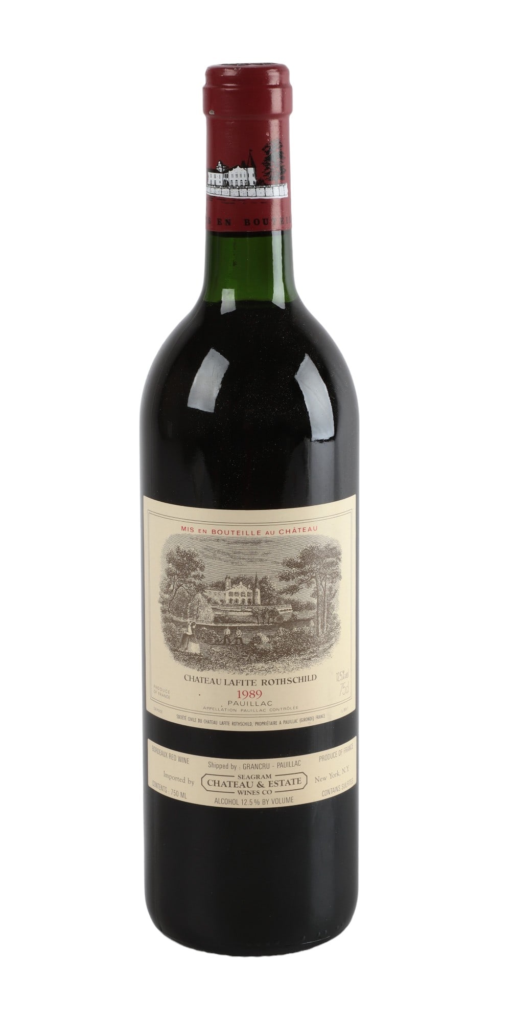 1989 Chateau Lafite Rothschild: 1989 Chateau Lafite Rothschild, Pauillac, RP 90, 750 ml The wine offered in this sale is the single owner collection of the since passed avid wine collector and lover, Ray Emplit. The Emplit collectio