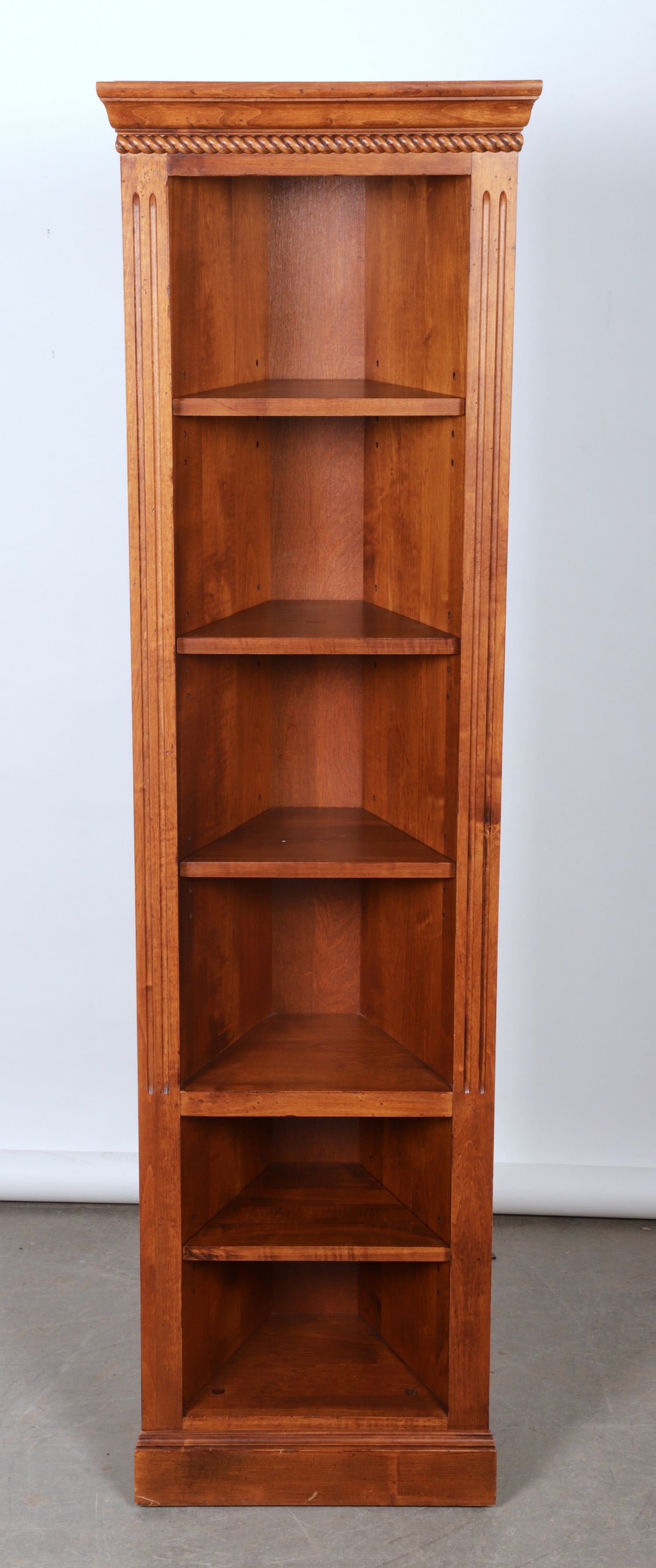 Ethan Allen Cherry corner shelf (1 of 6)