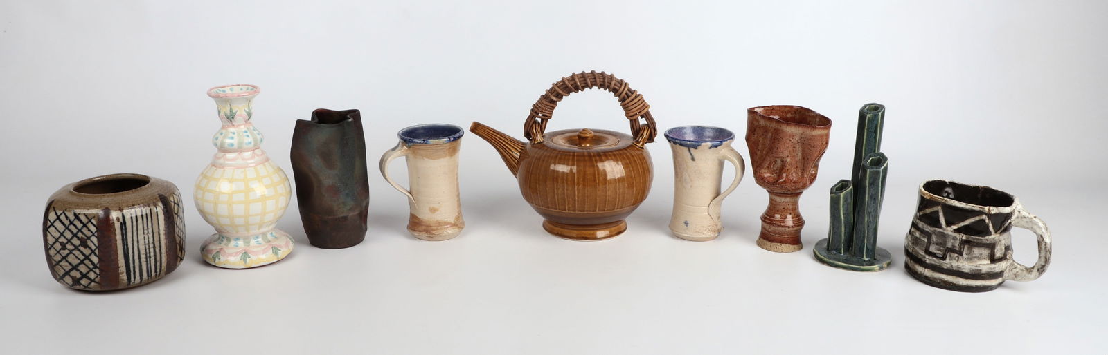 (9) Studio Art Pottery Items (1 of 5)