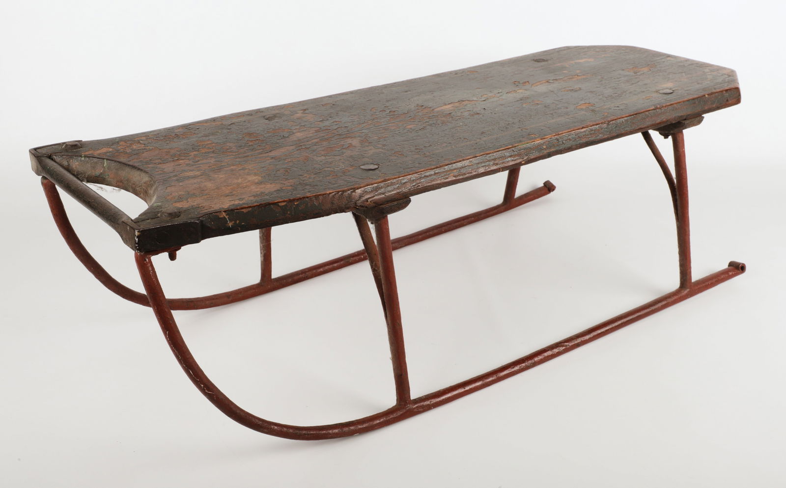 Vintage Wood & Wrought Iron Sled (1 of 5)