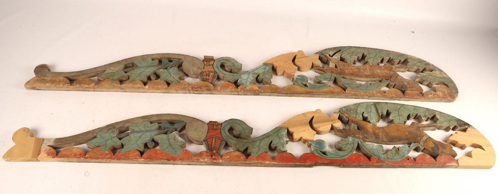(2) Decorative Wood Carousel Panels (1 of 3)