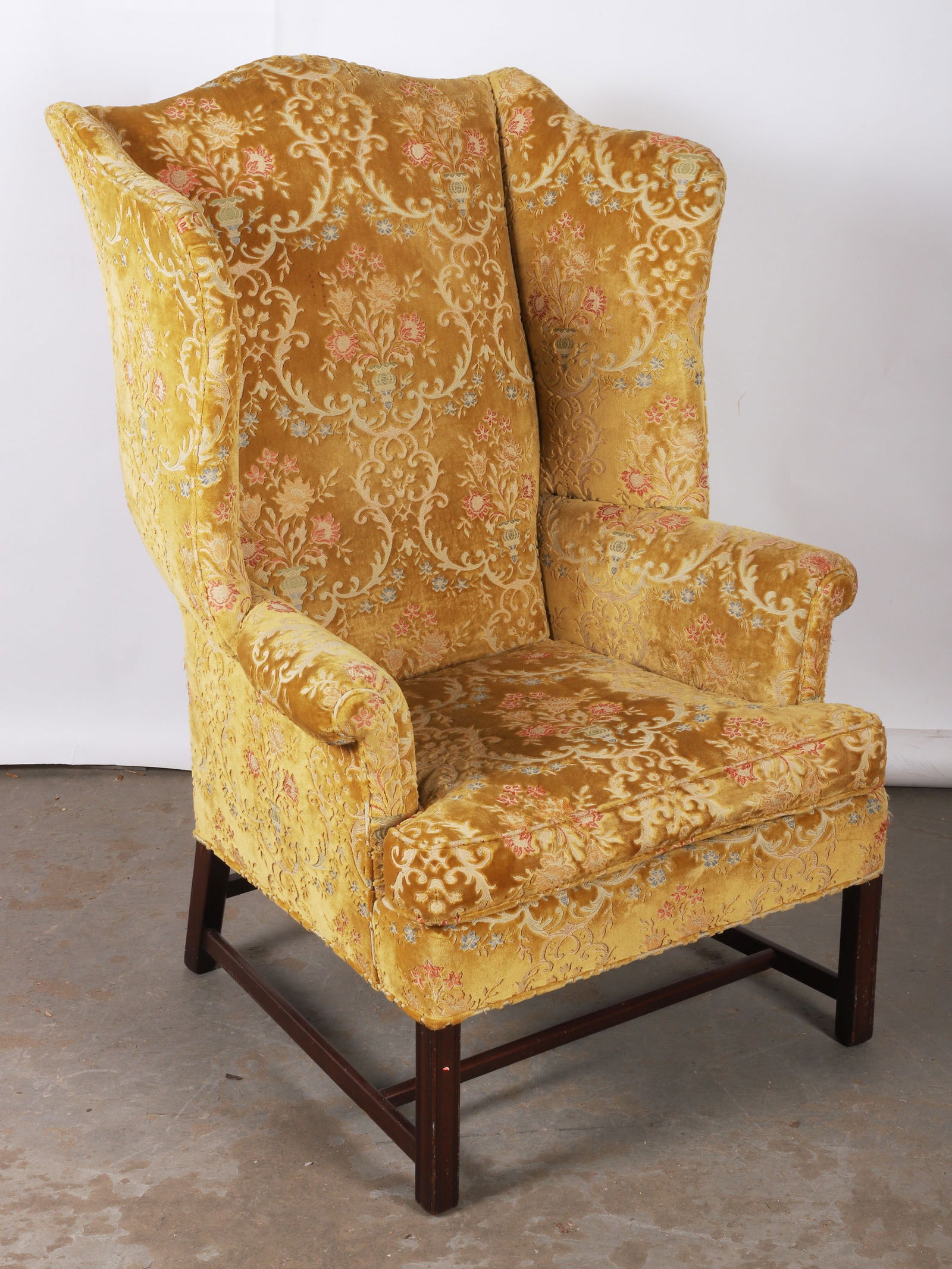 John Stuart Chippendale style wing chair (1 of 5)