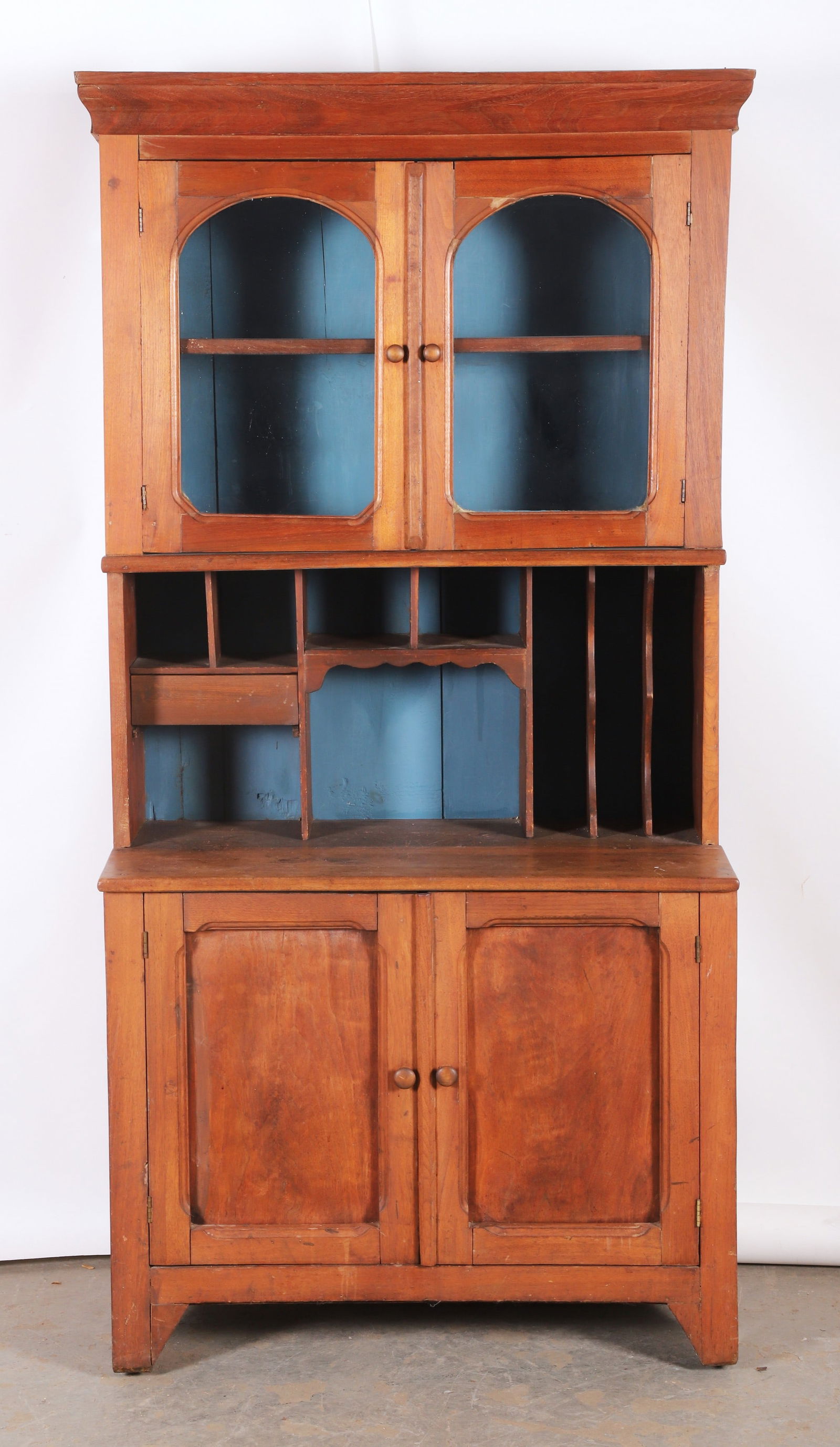 Cottage desk with bookcase top (1 of 7)