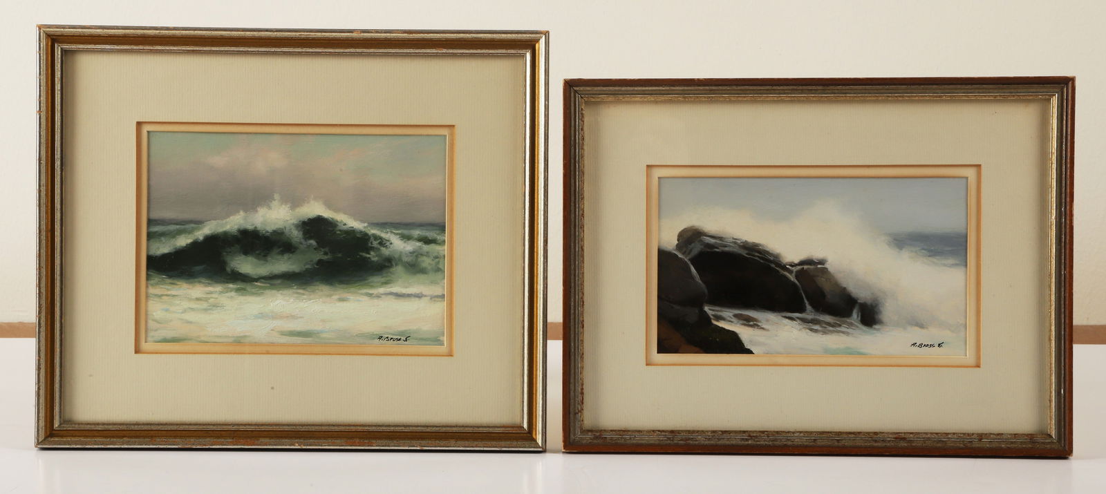 Albert Bross, Jr (2) Seascape Paintings (1 of 3)