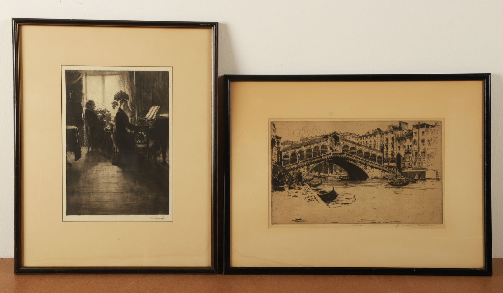 Ferdinand Schmutzer & Jan Vendrous (2) Etchings (1 of 5)