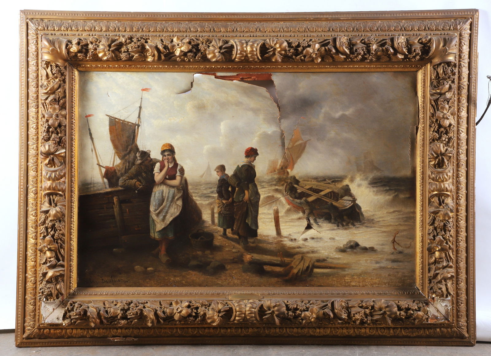 Enric Boussier Painting "Seaside Courting" (1 of 11)