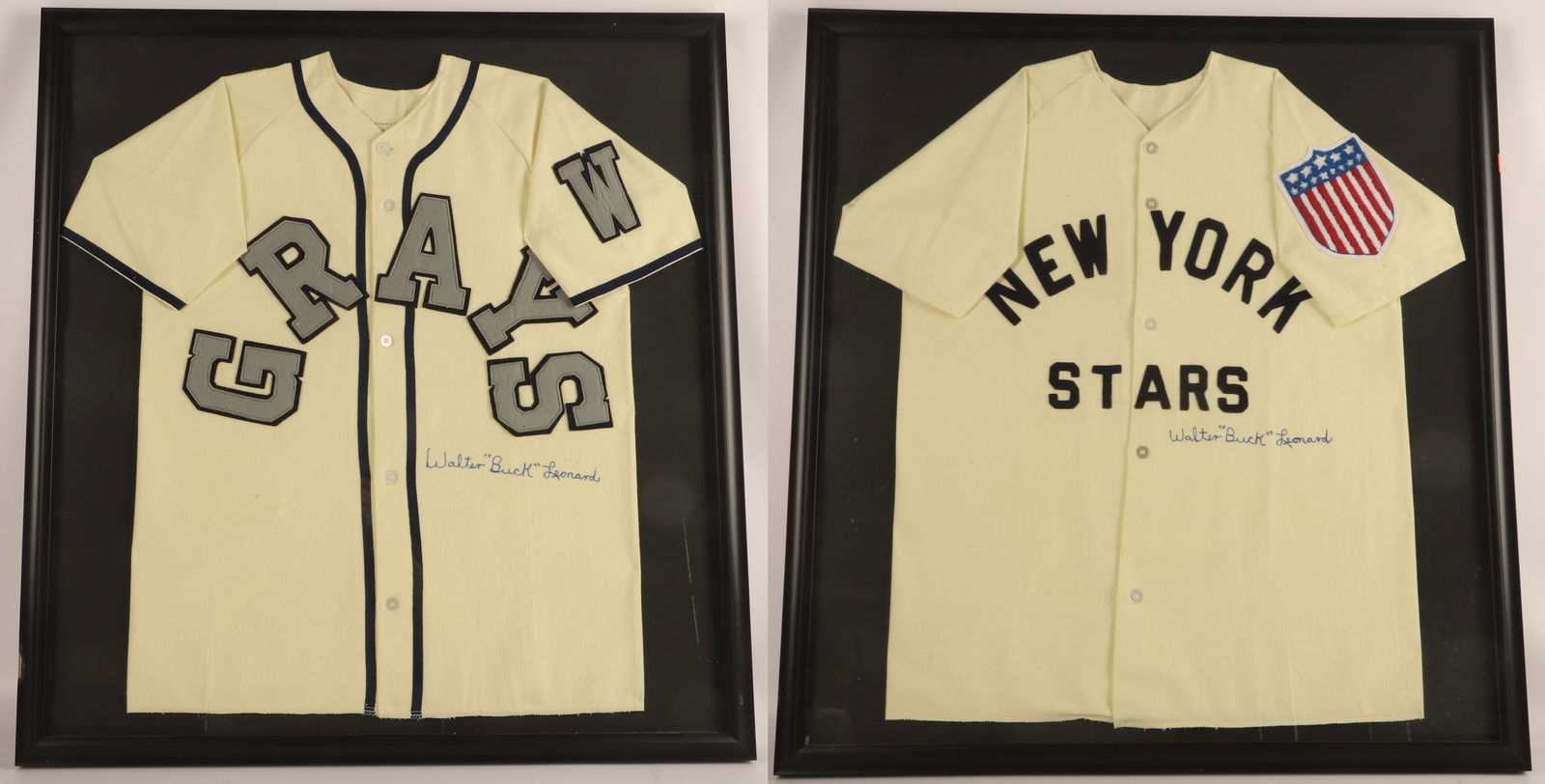 Two Walter "Buck" Leonard Signed Uniforms (1 of 7)