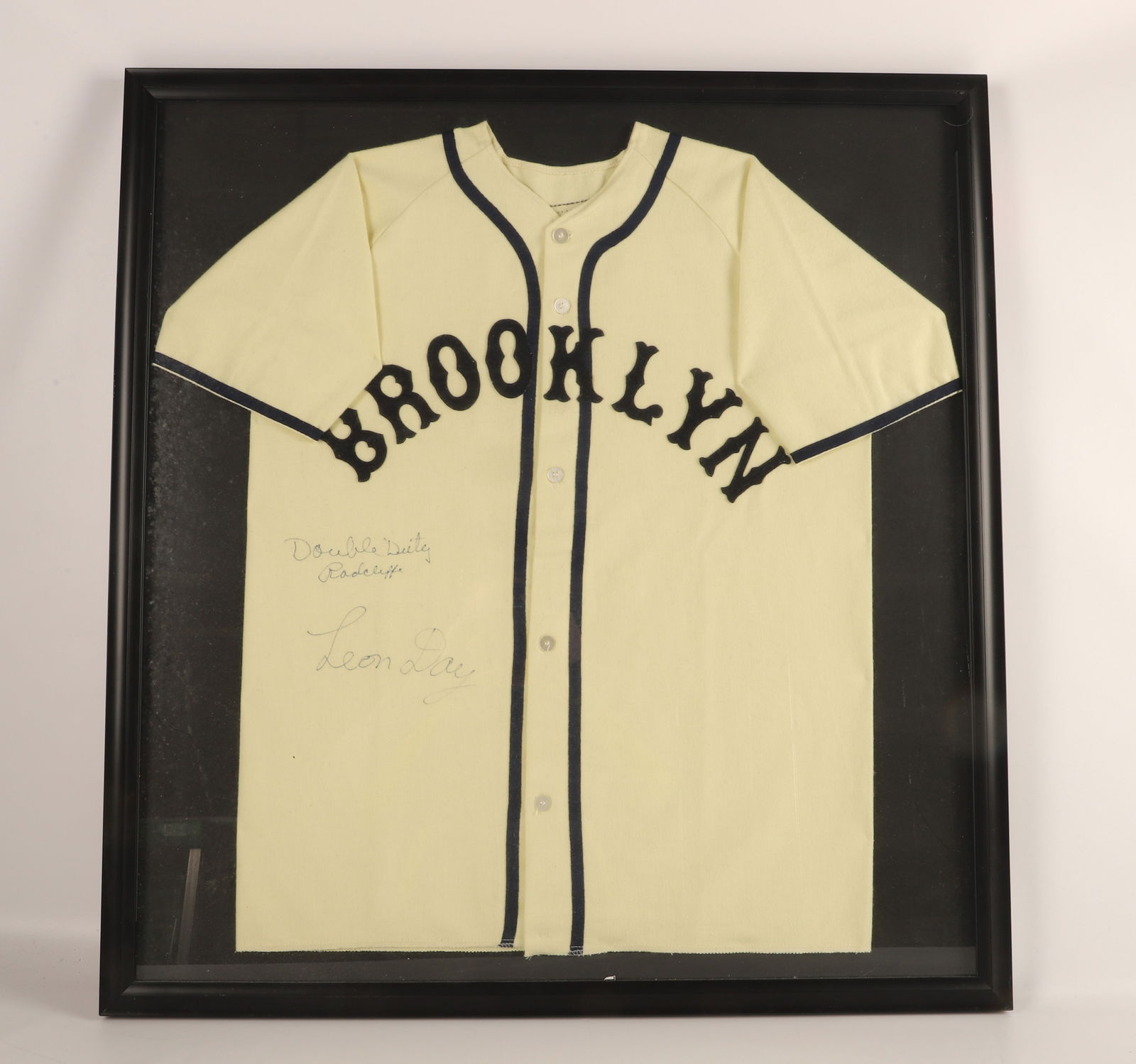 Leon Day & Double Duty Radcliffe Signed Jersey (1 of 3)