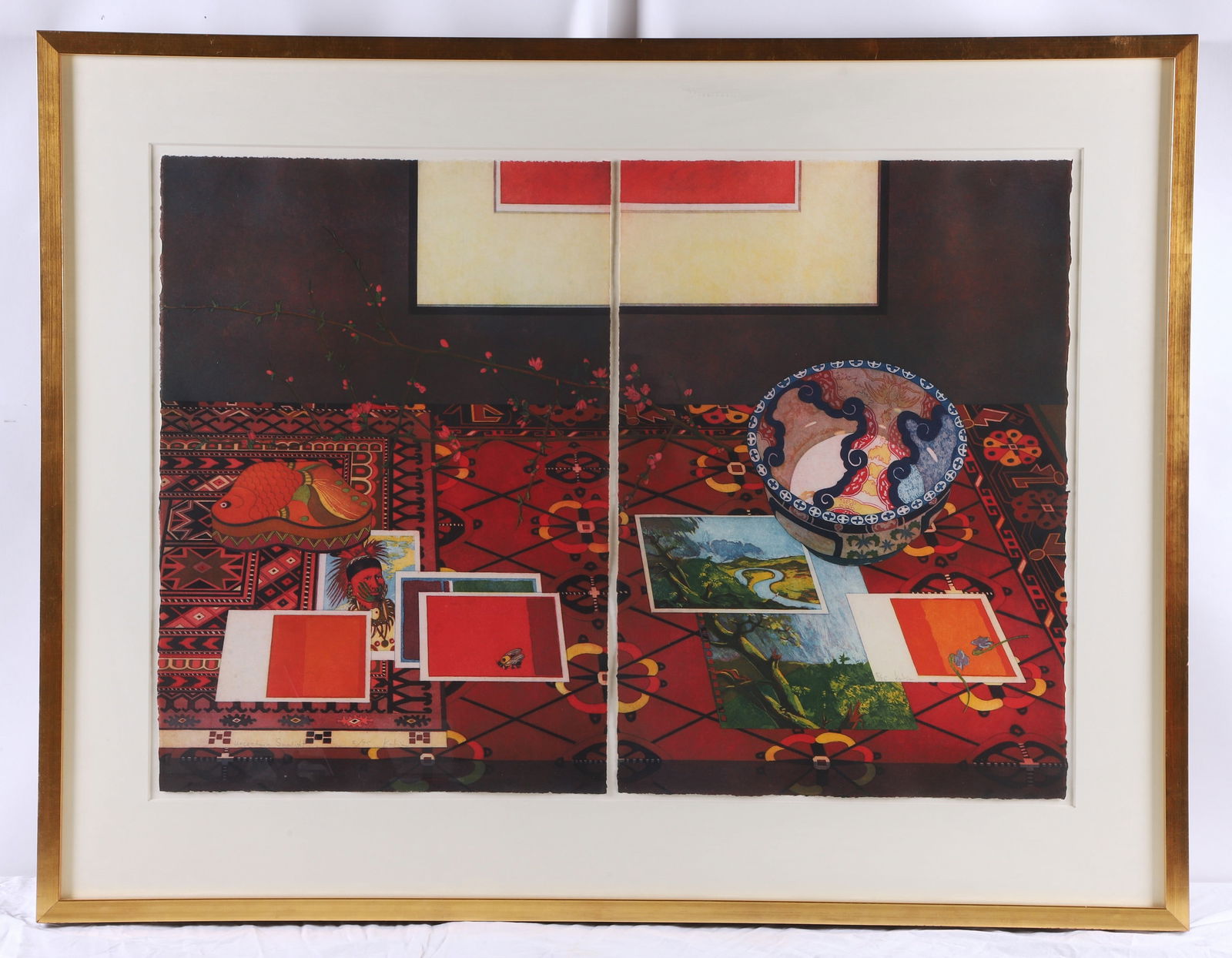 Katja Oxman Etching "Uncertain Sunlight" (1 of 3)