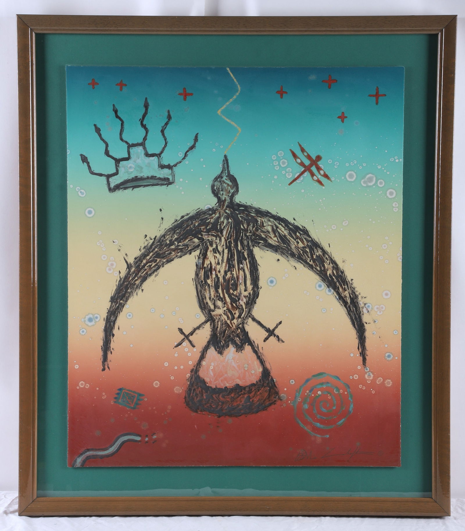 Dan Lomahaftewa Monotype "Kwa-HuI" (1 of 4)