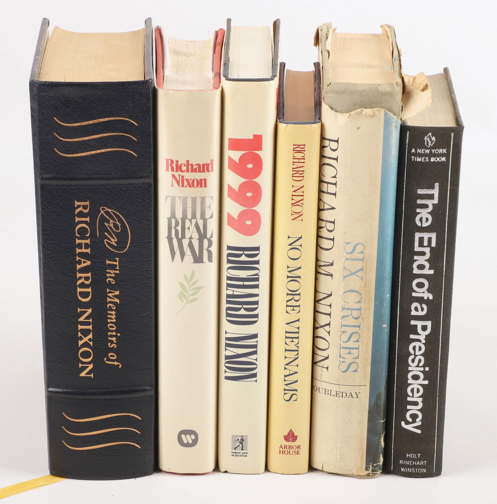 (5) books by Richard Nixon, all signed (1 of 20)