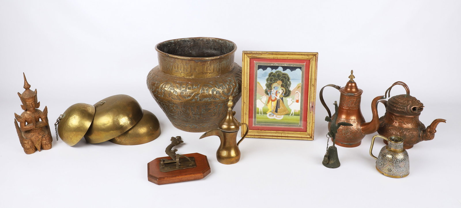 Ethnic and Indian figures, decor and table items (1 of 7)