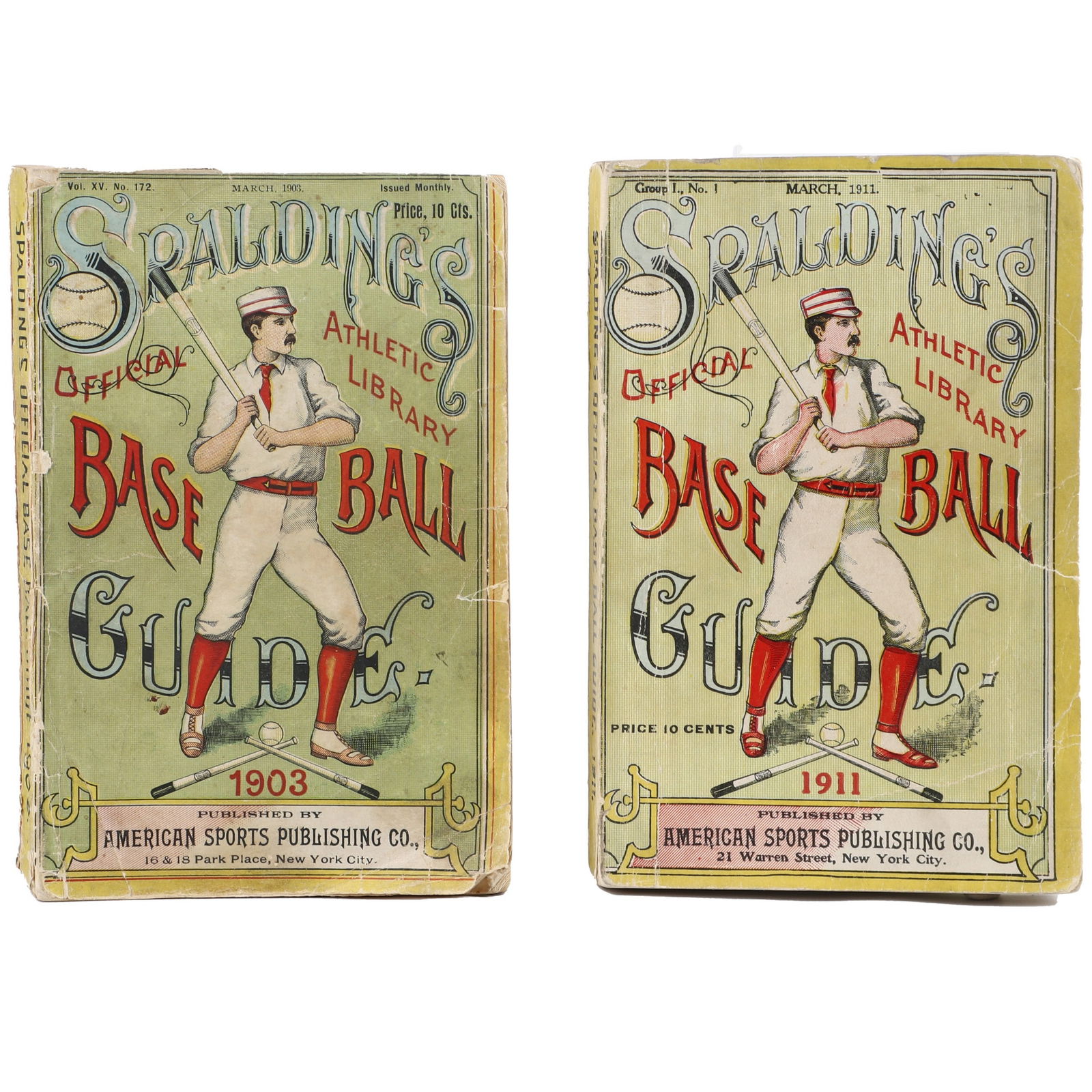 1903 & 1911 Spalding's Official Baseball Guide (1 of 3)
