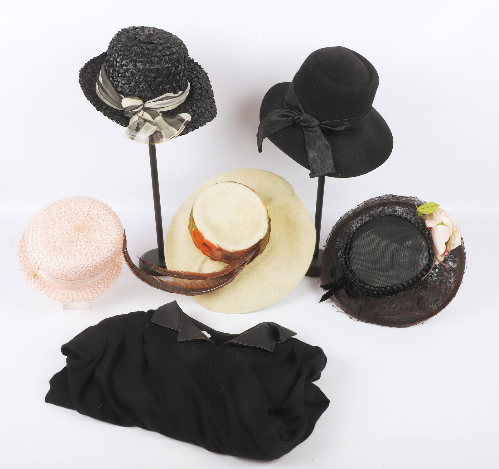 Vintage ladies hats and coordinating dress (1 of 11)