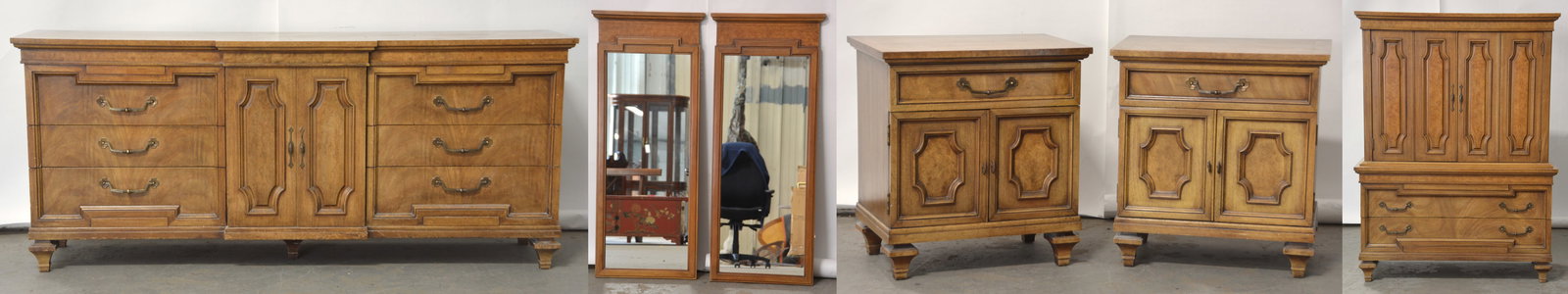 Contemporary Thomasville (6) piece bedroom suite (1 of 13)