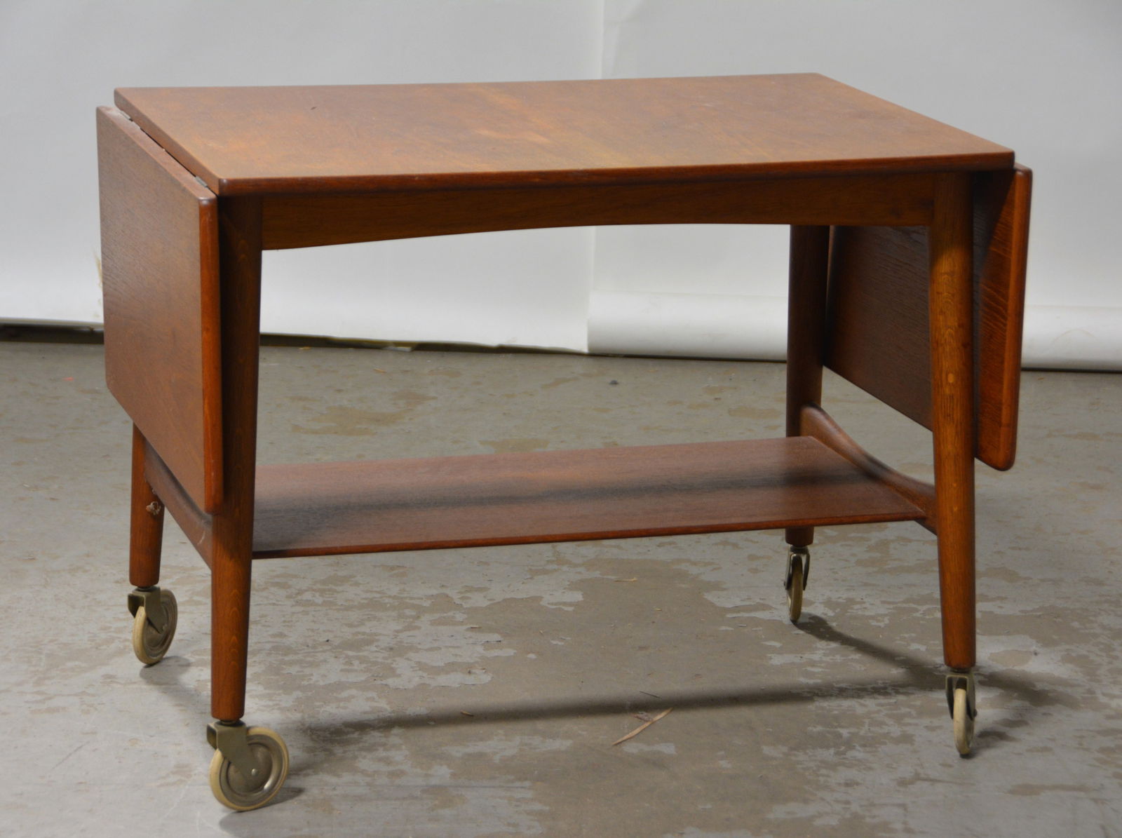 Danish Modern Drop Leaf Mobile Table (1 of 6)
